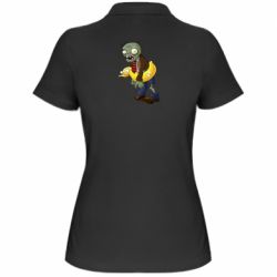 Женское поло Zombie with a duck-PrintSalon Женское поло Zombie with a duck