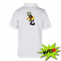 Детское поло Zombie with a duck - PrintSalon