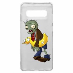Чехол для Samsung S10+ Zombie with a duck - PrintSalon