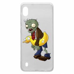 Чехол для Samsung A10 Zombie with a duck - PrintSalon