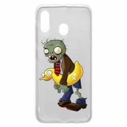 Чехол для Samsung A20 Zombie with a duck - PrintSalon
