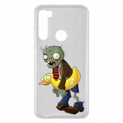Чехол для Xiaomi Redmi Note 8 Zombie with a duck - PrintSalon