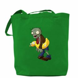 Шоппер Zombie with a duck - PrintSalon