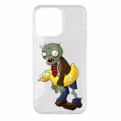 Чехол для iPhone 14 Pro Max Zombie with a duck - PrintSalon