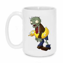 Чашка 420ml Zombie with a duck - PrintSalon