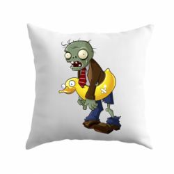 Подушка Zombie with a duck-PrintSalon Подушка Zombie with a duck