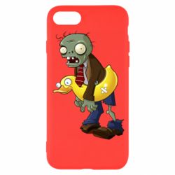 Чехол для iPhone 7 Zombie with a duck - PrintSalon