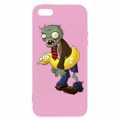 Чохол для iphone 5/5S/SE Zombie with a duck-PrintSalon Чохол для iphone 5/5S/SE Zombie with a duck