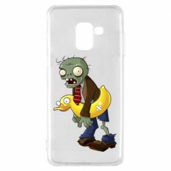 Чехол для Samsung A8 2018 Zombie with a duck - PrintSalon