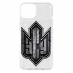 Чохол для iPhone 14 ЗСУ метал лого - PrintSalon