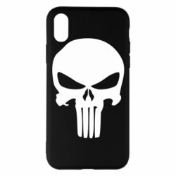 Чехол для iPhone X/Xs Зубастый череп - PrintSalon