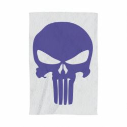 Полотенце с принтом Зубастый череп - PrintSalon