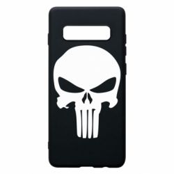 Чехол для Samsung S10+ Зубастый череп - PrintSalon