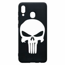 Чехол для Samsung A30 Зубастый череп - PrintSalon