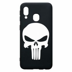 Чехол для Samsung A40 Зубастый череп - PrintSalon