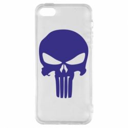 Чехол для iPhone5/5S/SE Зубастый череп - PrintSalon