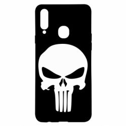 Чехол для Samsung A20s Зубастый череп - PrintSalon
