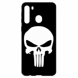 Чехол для Samsung A21 Зубастый череп - PrintSalon