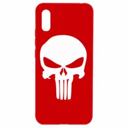 Чехол для Xiaomi Redmi 9a Зубастый череп - PrintSalon