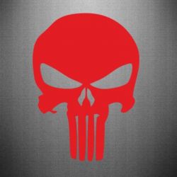 Наклейка Зубастый череп - PrintSalon