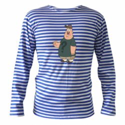 Тельняшка с длинным рукавом Зус - PrintSalon