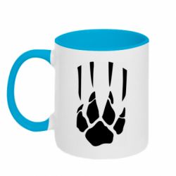 Чашка двухцветная 320ml Зверский охотник - PrintSalon