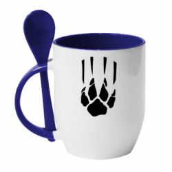 Чашка с ложкой Зверский охотник - PrintSalon