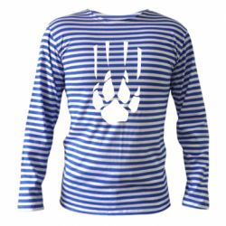 Тельняшка с длинным рукавом Зверский охотник - PrintSalon