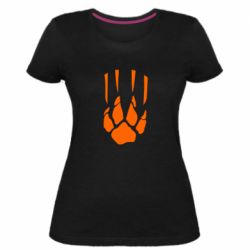 Женская премиум футболка Зверский охотник - PrintSalon