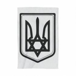 Полотенце с принтом Звезда Давида+герб - PrintSalon