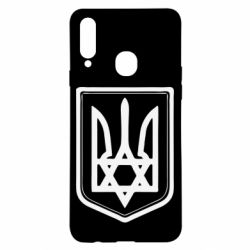 Чехол для Samsung A20s Звезда Давида+герб - PrintSalon