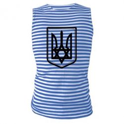 Майка-тельняшка Звезда Давида+герб - PrintSalon