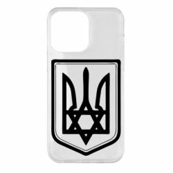 Чехол для iPhone 14 Pro Max Звезда Давида+герб - PrintSalon
