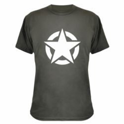 Камуфляжна футболка Зірка Капітана Америки - PrintSalon