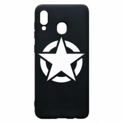 Чохол для Samsung A20 Зірка Капітана Америки - PrintSalon