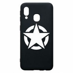 Чохол для Samsung A40 Зірка Капітана Америки - PrintSalon