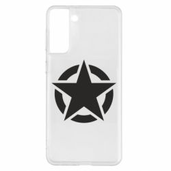 Чохол для Samsung S21+ Зірка Капітана Америки - PrintSalon