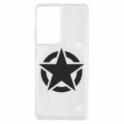 Чохол для Samsung S21 Ultra Зірка Капітана Америки - PrintSalon