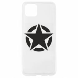 Чехол для Oppo A92s Звезда Капитана Америки-PrintSalon Чехол для Oppo A92s Звезда Капитана Америки