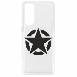 Чохол для Oppo Reno 4 Pro Зірка Капітана Америки - PrintSalon