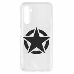 Чохол для Realme 6 Зірка Капітана Америки - PrintSalon