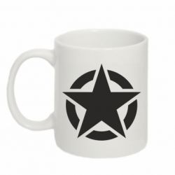Чашка 320ml Звезда Капитана Америки