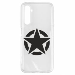Чохол для Realme 6 Pro Зірка Капітана Америки - PrintSalon