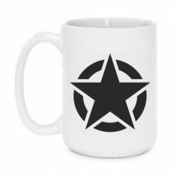 Чашка 420ml Зірка Капітана Америки - PrintSalon