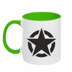 Чашка двокольорова Зірка Капітана Америки - PrintSalon
