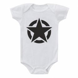 Дитячий бодік Зірка Капітана Америки - PrintSalon