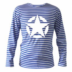 Тільник з довгим рукавом Зірка Капітана Америки - PrintSalon