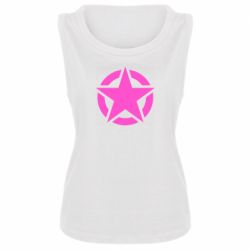 Майка жіноча Зірка Капітана Америки - PrintSalon