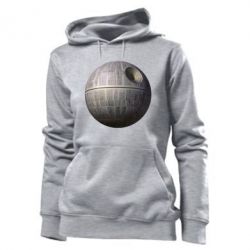 Женское худи Звезда смерти - PrintSalon