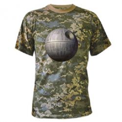 Камуфляжная футболка Звезда смерти - PrintSalon